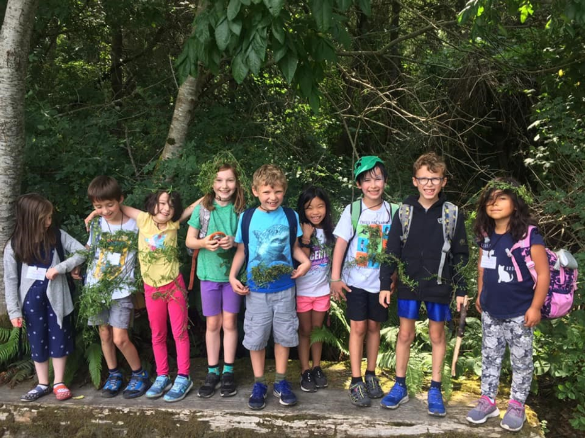 Photo features a Sandhill Crane, a large bird, standing on one leg with wings open.